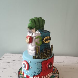 Superhero Cake 6