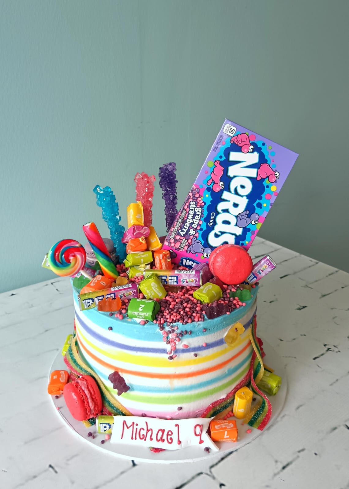 Rainbow Unicorn Cake 8