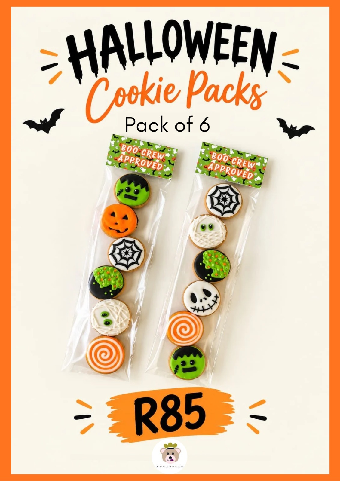 Halloween Cookie Packs